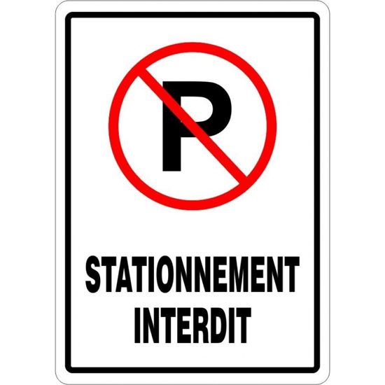 Image sur Enseigne stationnement interdit