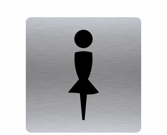 Image sur Affiche toilette femme