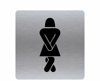Image de Affiche toilette femme