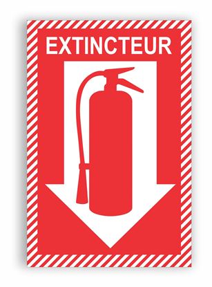 Image de Enseigne extincteur 8.5" X 11"