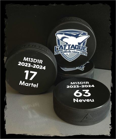 Image sur Impression sur rondelle d'hockey